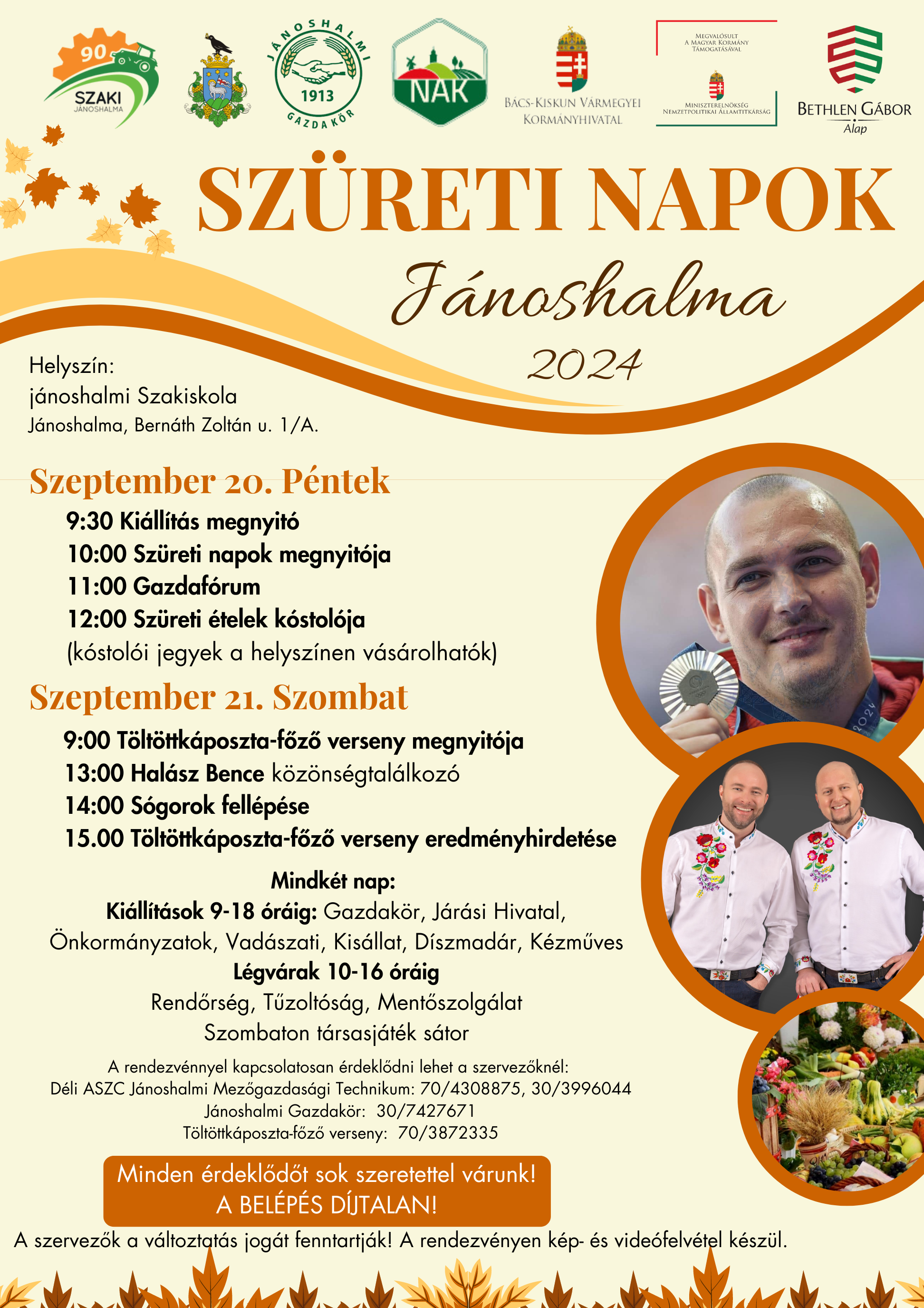 Szüreti Napok Jánoshalma 2024